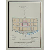 Прожектированный план города Лукоянова 1800 года