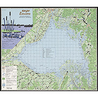 Карта рыболовства на озере Ильмень