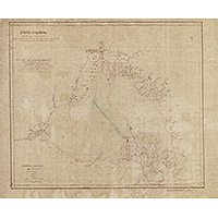 Карта озера Ильмень 1953 года
