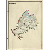 Карта Купинского района Новосибирской области 1944 года