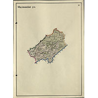 Карта Маслянинского района Новосибирской области 1944 года