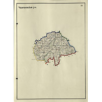 Карта Черепановского района Новосибирской области 1944 года