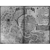 План Оренбурга 1744 г. Рычкова