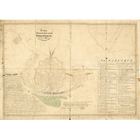 План города Оренбурга 1828 г. землемера Кербедева