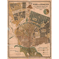 План города Оренбурга 1926 г. архитектора Рянгина