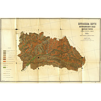 Почвенная карта Бугурусланского уезда 1910 г.
