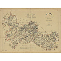 Карта Орловской Епархии 1903 года