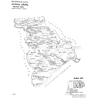 Схематическая карта Вольского уезда 1912 г.