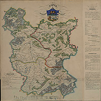 Карта Порховского уезда 1838 года