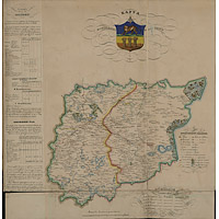 Карта Новоржевского уезда 1838 года