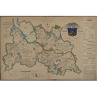 Карта Псковского уезда 1838 года
