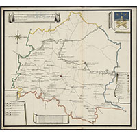 Топографическая карта Шацкого уезда 1787 года