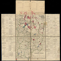 Карта Рязанской губернии 1875 года