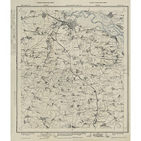 Топографическая карта ВСНХ Рязани и Рязанского уезда