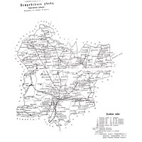 Схематическая карта Петровского уезда 1912 г.