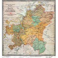 Карта трудовых коммун немцев Поволжья 1922 г.