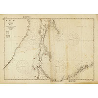 Японская карта юга Сахалина 1930-1932 годов