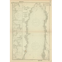 Японская карта западного берега Сахалина 1933 года