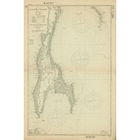 Японская карта берегов Южного Сахалина 1937 года