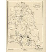 Схематическая карта Серовского района 1938 года