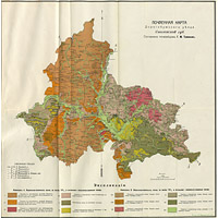 Почвенная карта Дорогобужского уезда 1909 года