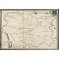 Топографическая карта Тамбовского уезда 1787 года