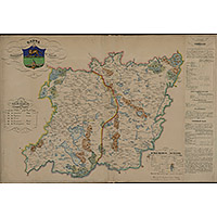 Карта Торопецкого уезда 1838 года