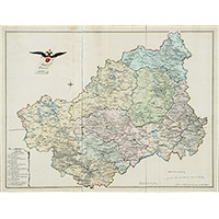 Карта Тверской губернии из атласа 1825 года
