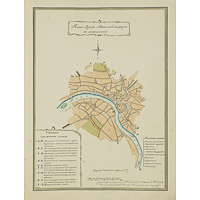 Межевая карта города Ржева конца XVIII века