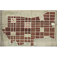 План новоучрежденного города Осташкова 1776 года