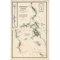 Батиметрическая карта озера Селигер 1895 года