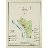 Межевая карта города Бежецка конца XVIII века