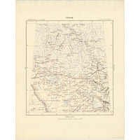 Французская карта окрестностей Томска 1918 года