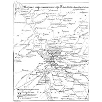Карта окрестностей Томска из путеводителя 1905 года