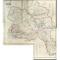 Карта Томской губернии 1920 года
