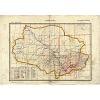 Карта-схема Томской области 1948 года