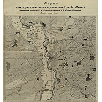 Карта окрестностей Томска 1928 года