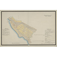 Прожектированный план города Алексина 1833 года