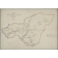 Карта Ялуторовского округа 1865 года