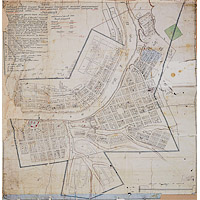 План уездного города Тюмени Тобольской губернии 1804 года