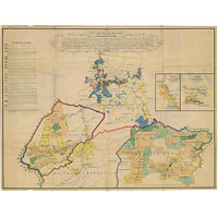 Отчетная карта части Тобольской губернии 1865 г.