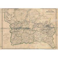 Карта Тобольской губернии издания переселенческого района 1913 г.