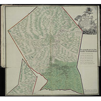 Карта Тобольского уезда из атласа Тобольской губернии 1798 года