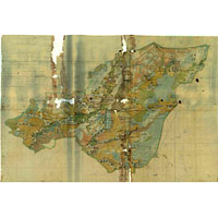Карта Ялуторовского округа 1855 года