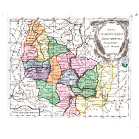 Карта Симбирского наместничества из атласа Сытина