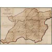 Карта Нерчинского округа 1867 года