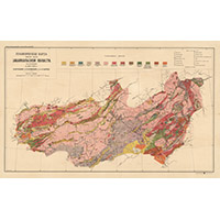 Геологическая карта южного Забайкалья 1898 года