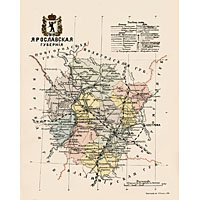 Ярославская губерния на карте Рябченко