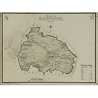 Карта Переславль-Залесского уезда Владимирской губернии 1808 г.