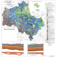 Геологическая карта Московской области